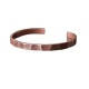 Pure Copper Carved Cuff Bracelet, Unisex Bangle, Adjustable 15-18cm