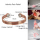 Vintage Pure Copper Magnetic Healing Bracelet, Adjustable Cuff Style with 9 Magnets