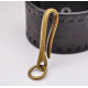 Antique Brass Keychain Belt Clip
