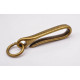 Antique Brass Keychain Belt Clip