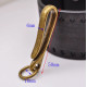 Antique Brass Keychain Belt Clip