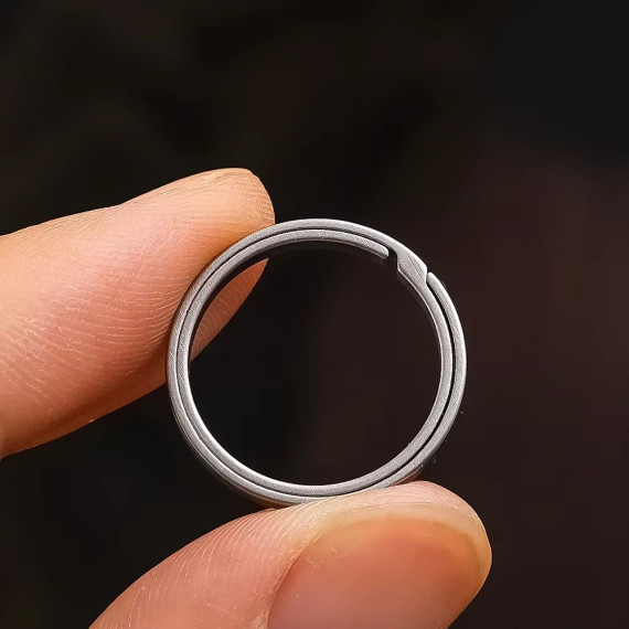 16mm Titanium Split Key Ring