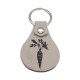 Leather Carrot Design Keychain for Gardeners or Redheads, 6 Colors, PU Leather Material
