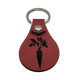 Leather Carrot Design Keychain for Gardeners or Redheads, 6 Colors, PU Leather Material