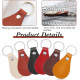 PU Leather Keychain Blanks 10ct