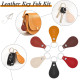 PU Leather Keychain Blanks 10ct