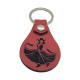 Leather Cowgirl Keychain, 6 Colors, PU Material