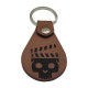 Leather Horror Movie Design Keychain, 6 Colors, Dual Sided Engraved, PU Material