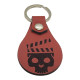 Leather Horror Movie Design Keychain, 6 Colors, Dual Sided Engraved, PU Material