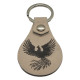 Leather Phoenix Keychain, 6 Colors, PU Leather Material