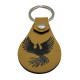 Leather Phoenix Keychain, 6 Colors, PU Leather Material
