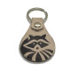 Leather Raccoon Keychain, 6 Colors, PU Leather Material
