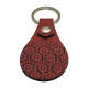 Leather Overlook Hotel Keychain, 6 Colors, Dual Engraved PU Leather Material