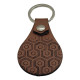 Leather Overlook Hotel Keychain, 6 Colors, Dual Engraved PU Leather Material