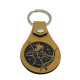 Leather Zodiac Sagittarius Archer Male Keychain, PU Leather Keychain, 6 Colors