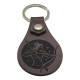 Leather Zodiac Sagittarius Archer Male Keychain, PU Leather Keychain, 6 Colors