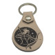 Leather Zodiac Sagittarius Archer Male Keychain, PU Leather Keychain, 6 Colors