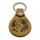 Leather Zodiac Sagittarius Archer Female Keychain, PU Leather Keychain, 6 Colors