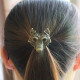 Viking Celtic Wolf Elastic Ponytail Headband Hair Tie Bronze
